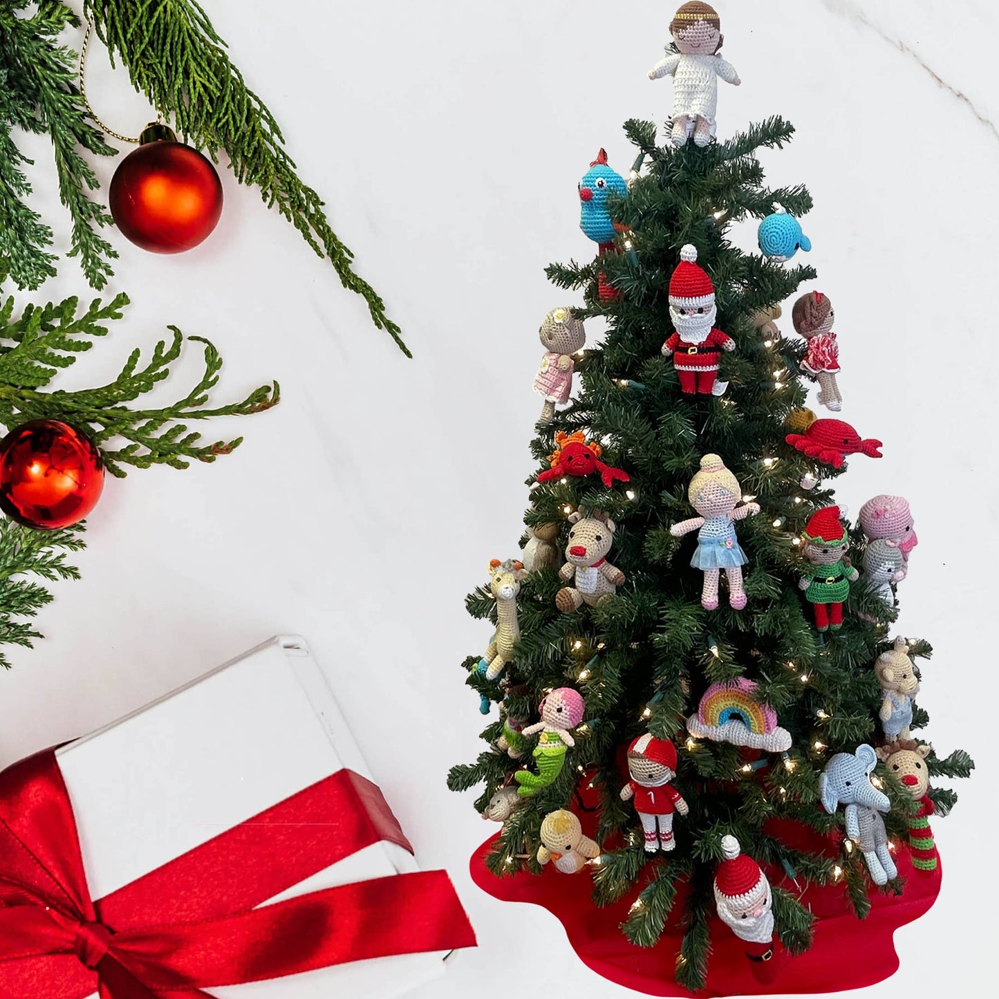 Football Player Bamboo Crochet Rattles in Multiple Colors