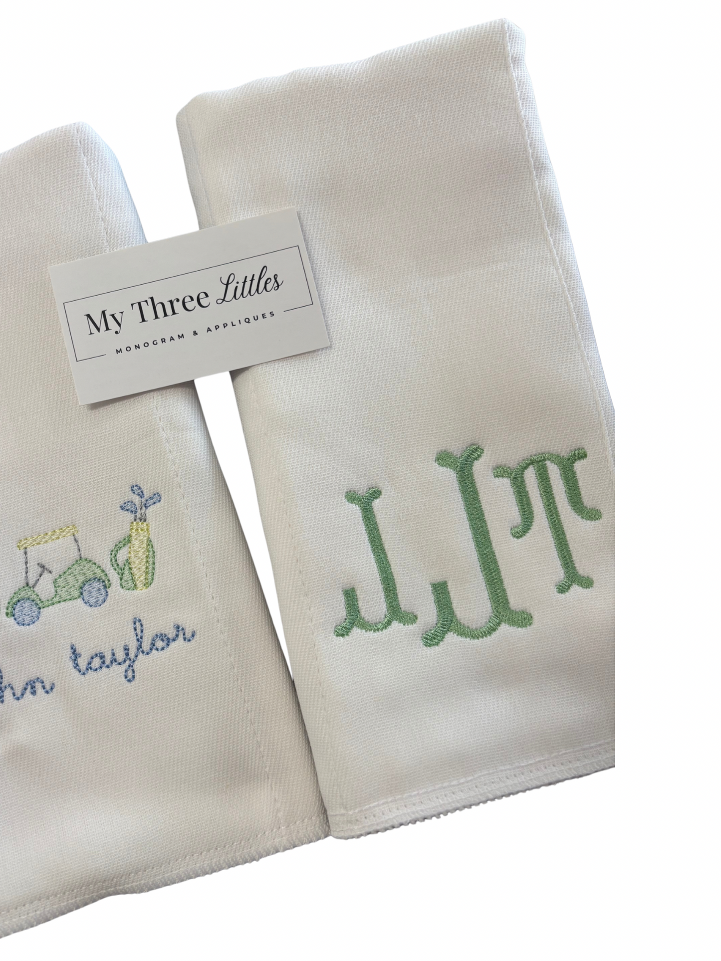Custom Burp cloths