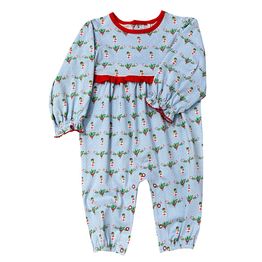 ISHTEX Candy Cane Girls Romper