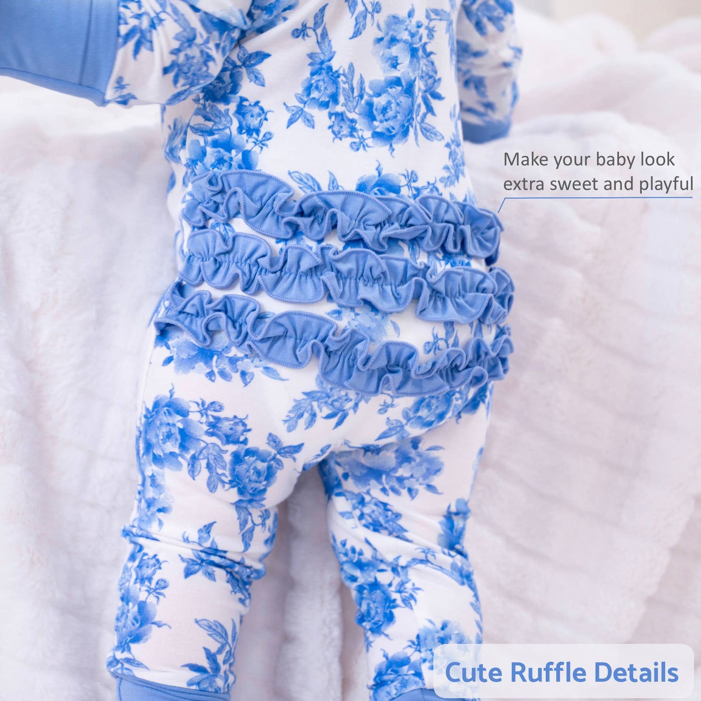 A Peony For Your Thoughts Baby Bamboo Pajamas