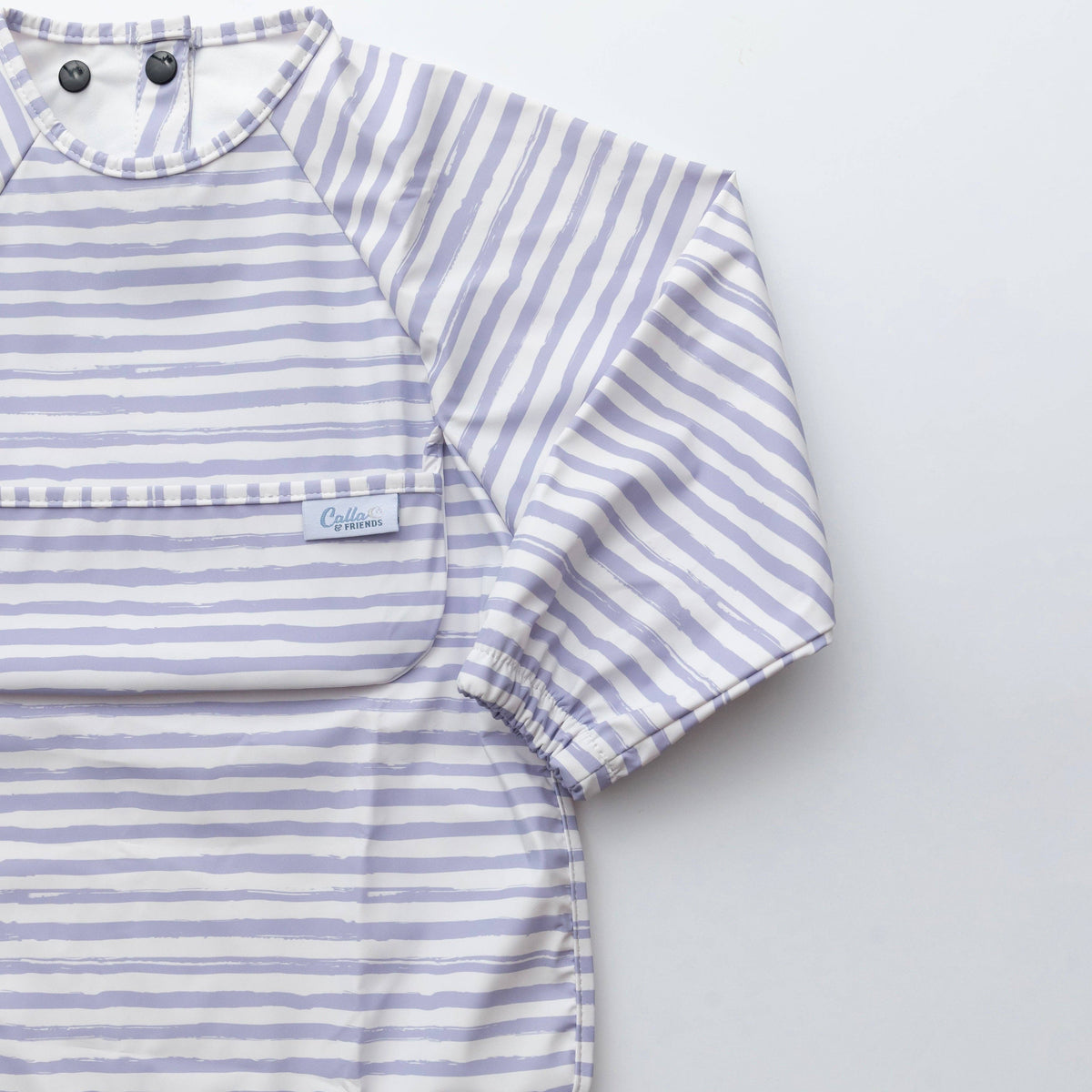 The Grayson Long Sleeve Bib - Brush Stripes