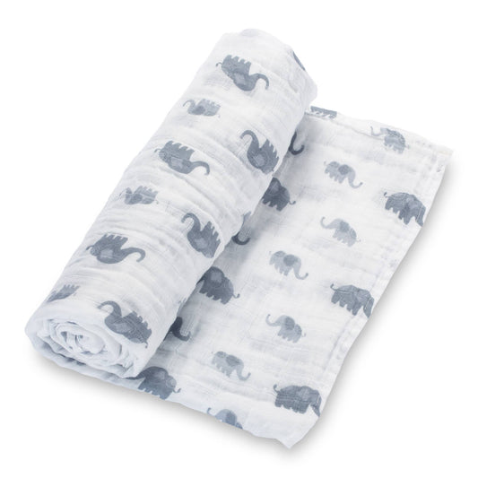 Elephantastic Baby Muslin Swaddle Blanket