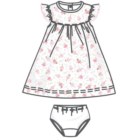 Twinkle Toes Print Dress