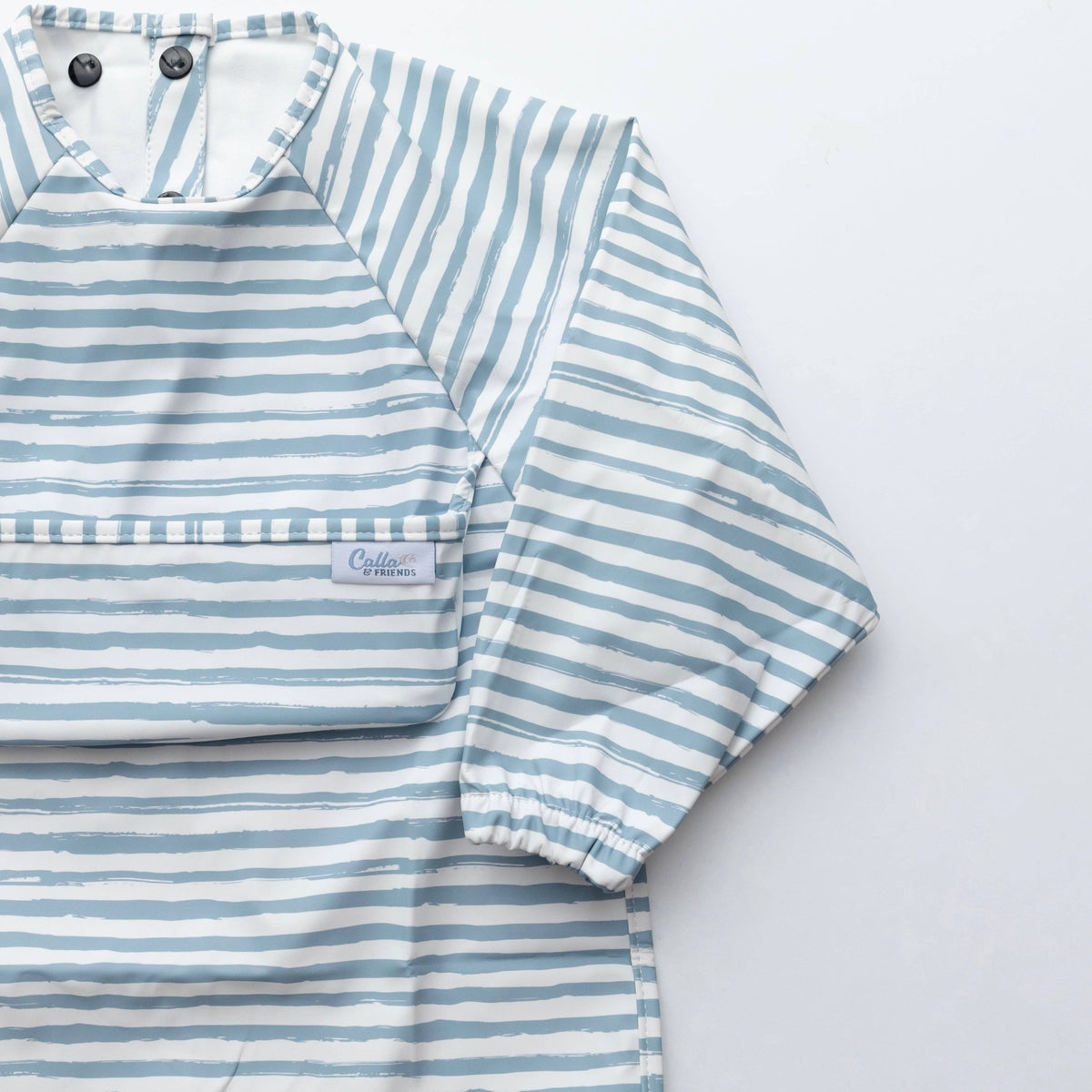 The Grayson Long Sleeve Bib - Brush Stripes