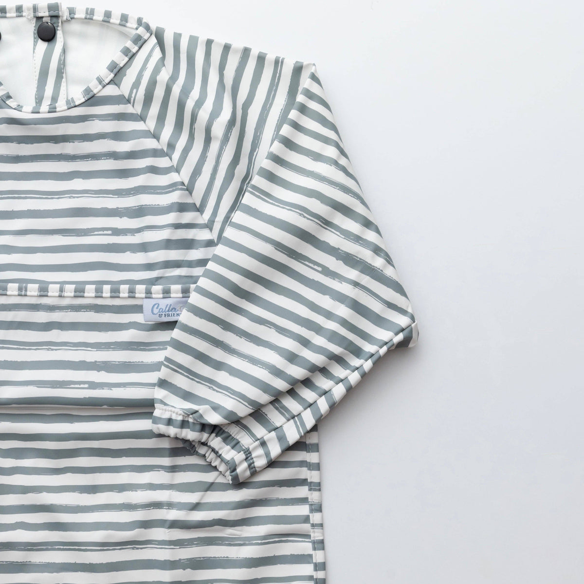 The Grayson Long Sleeve Bib - Brush Stripes