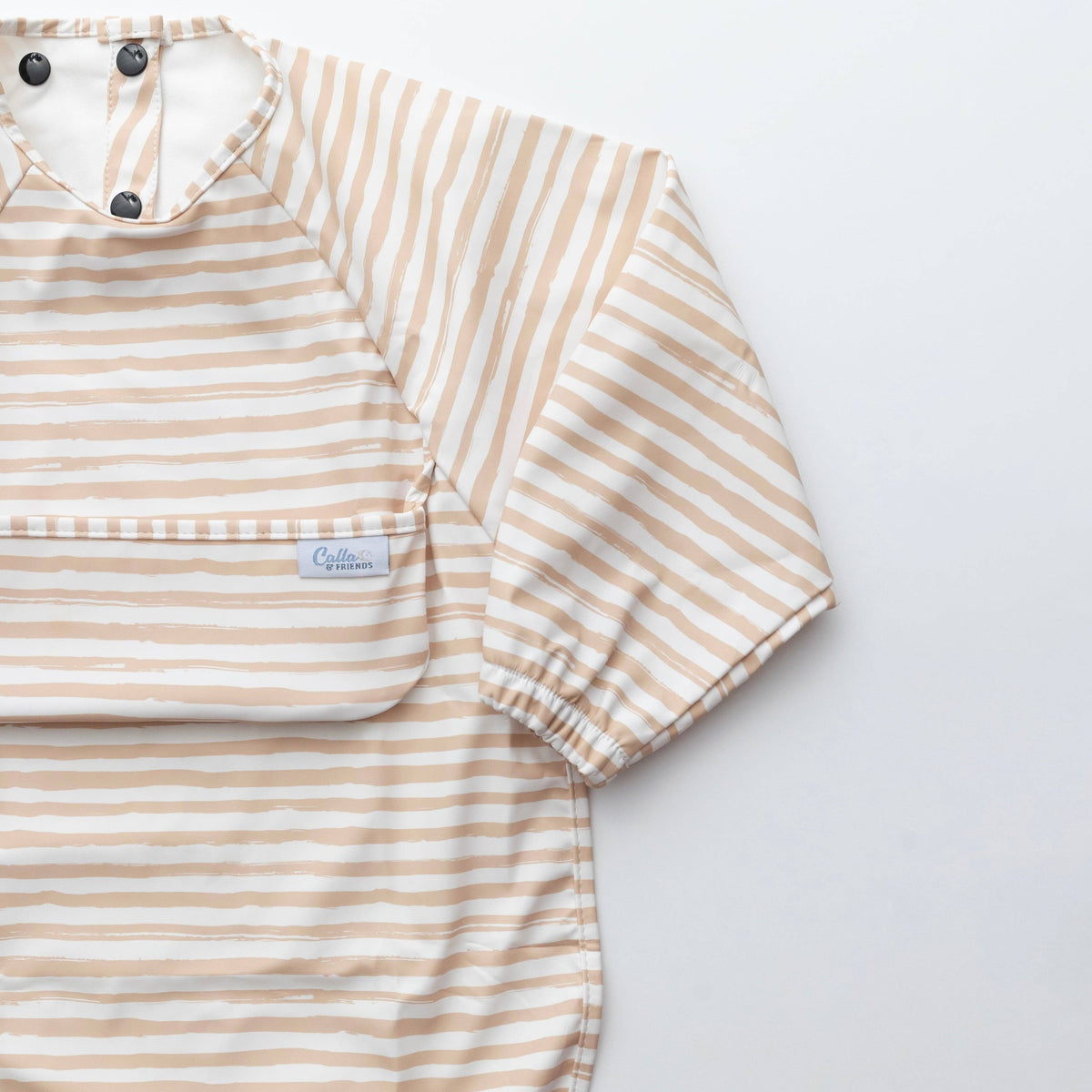 The Grayson Long Sleeve Bib - Brush Stripes