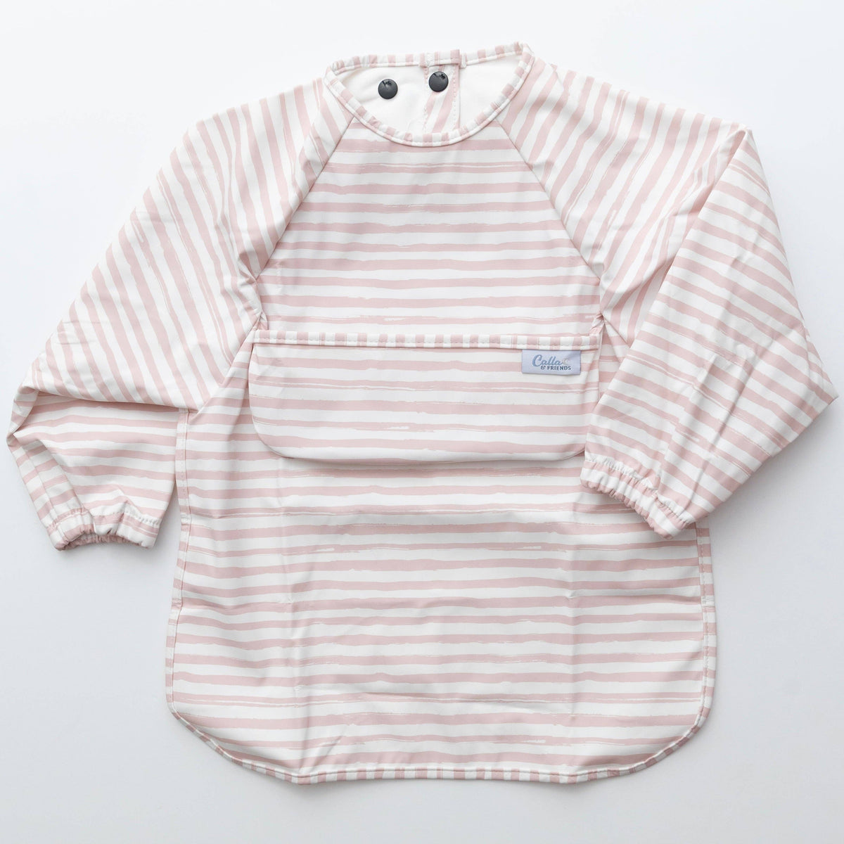 The Grayson Long Sleeve Bib - Brush Stripes
