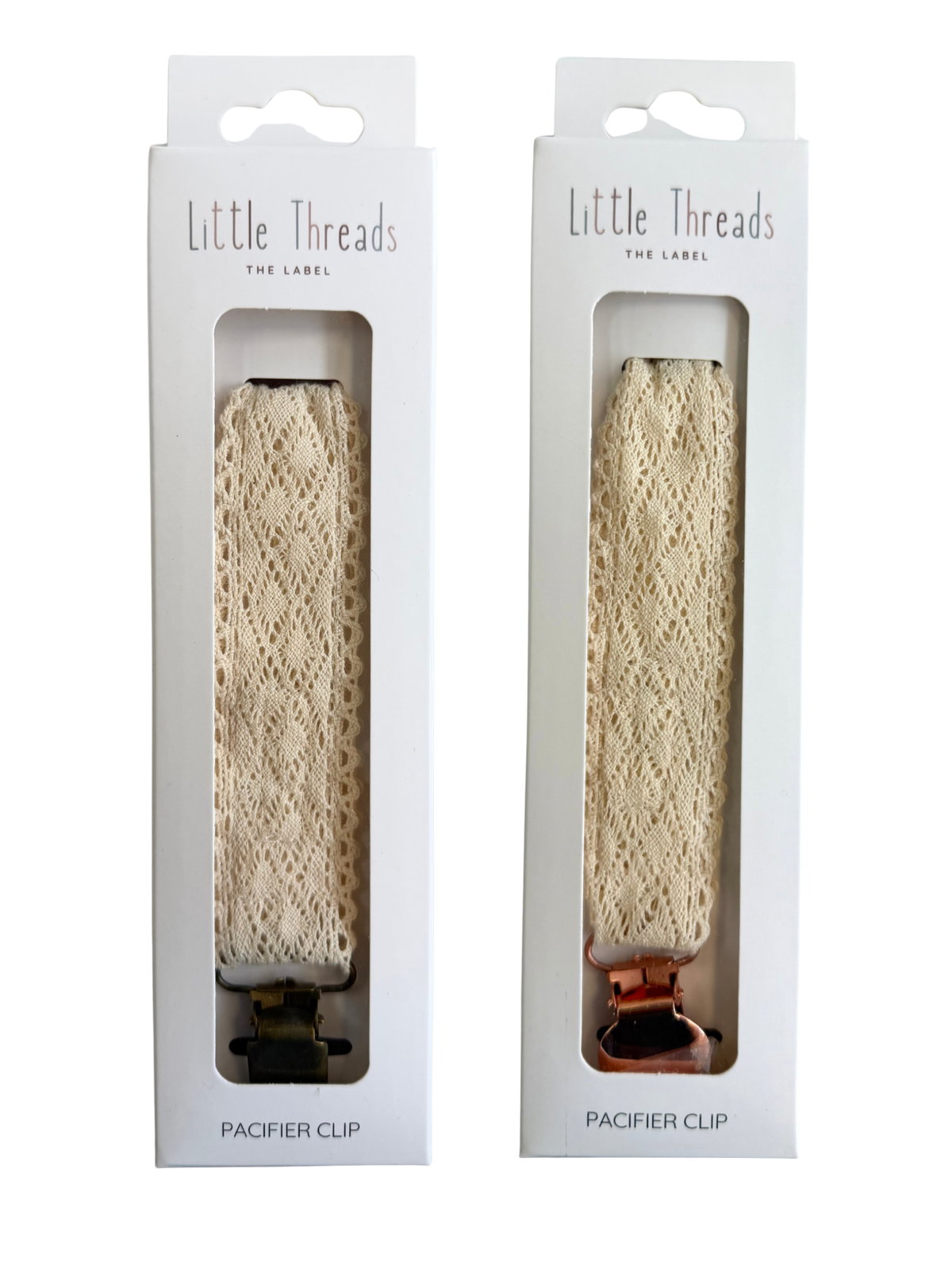 Diamond Crotchet Collection Pacifier Clip