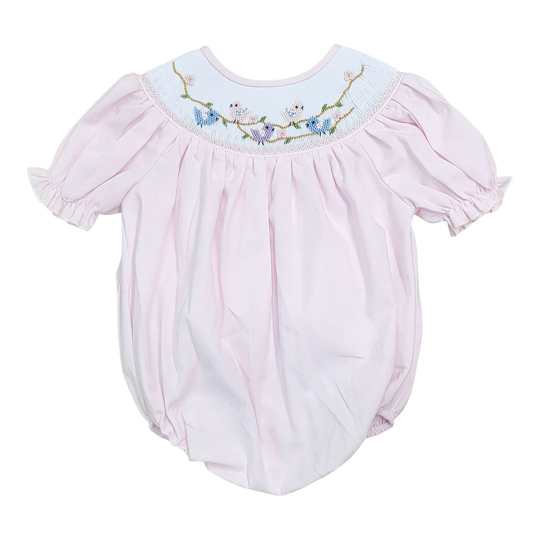 Birds & Blossom smocked bubble