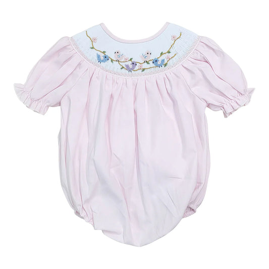 Birds & Blossom smocked bubble