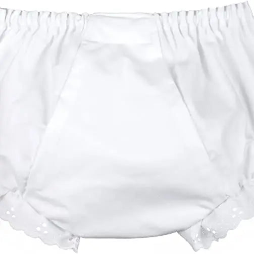 Diaper Cover with Eyelet trim