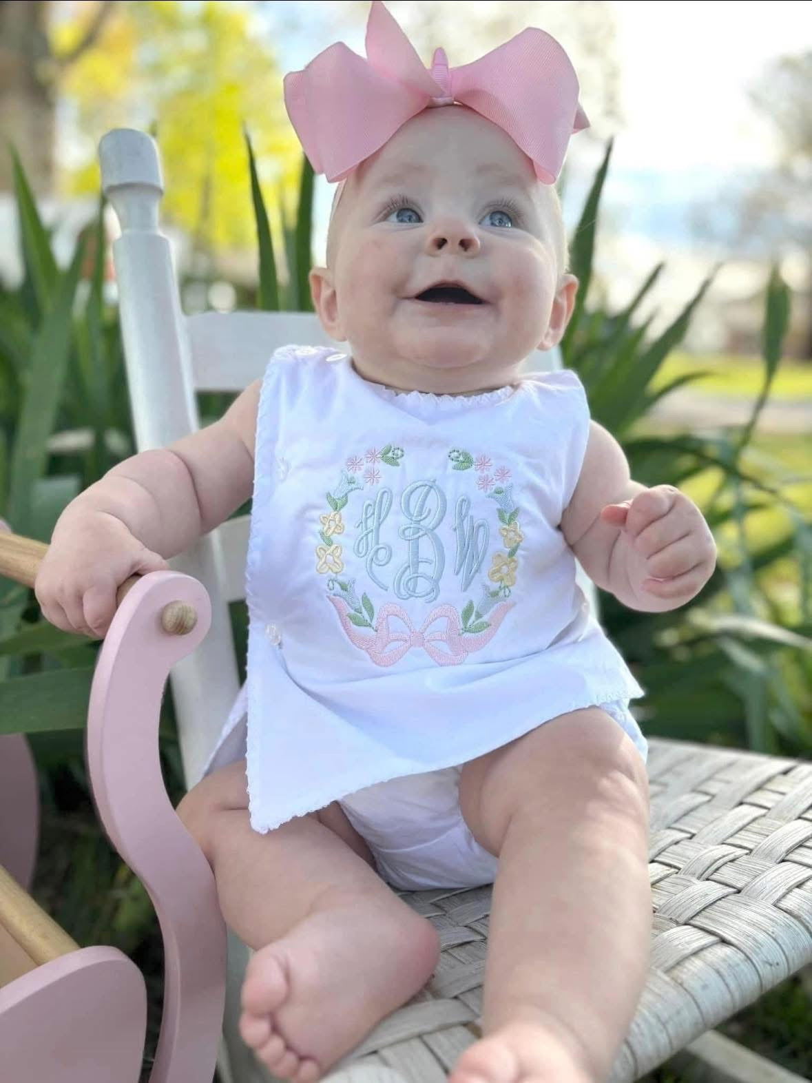 Woven cotton Heirloom diaper set