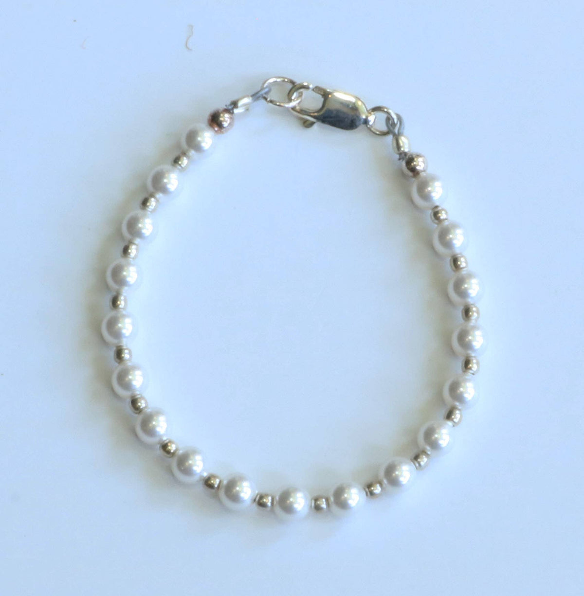 Classic Pearls (RP-1 White) Bracelet, Children's Jewelry