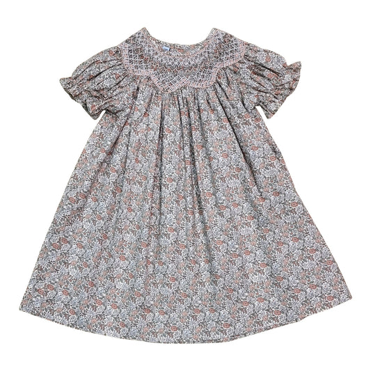 Sweet Dreams fall floral smocked dress