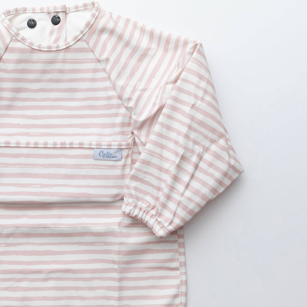 The Grayson Long Sleeve Bib - Brush Stripes
