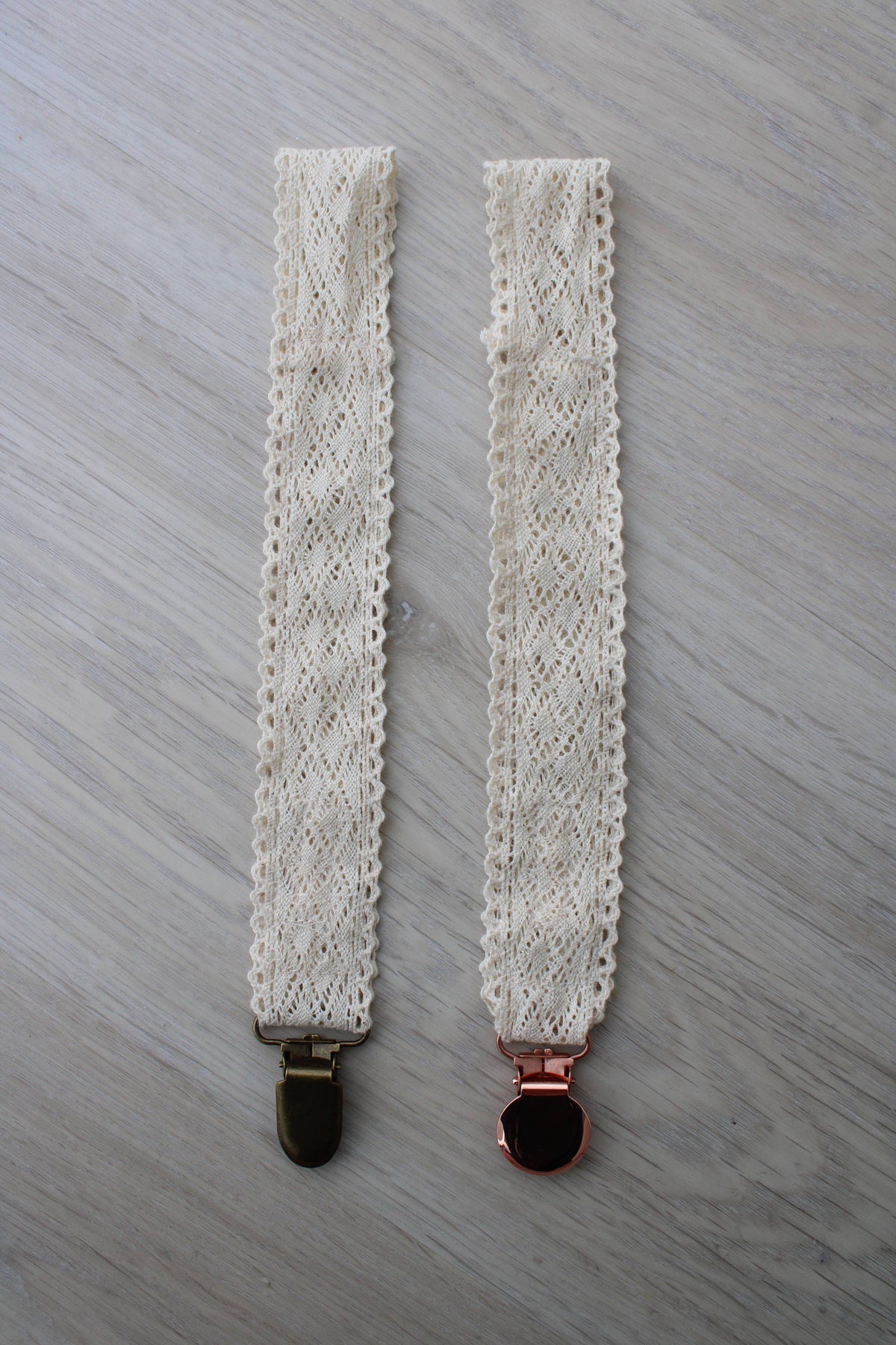 Diamond Crotchet Collection Pacifier Clip