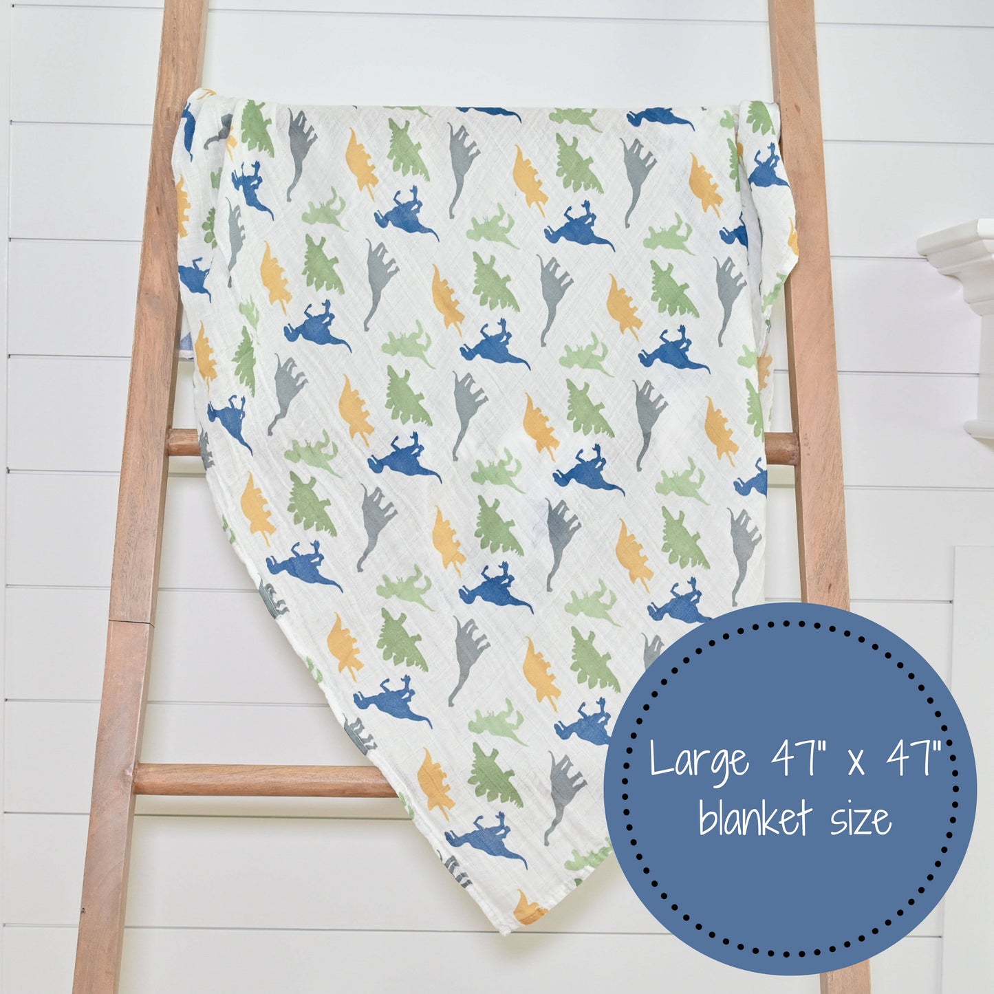 Rawr-Some Baby Muslin Swaddle Blanket