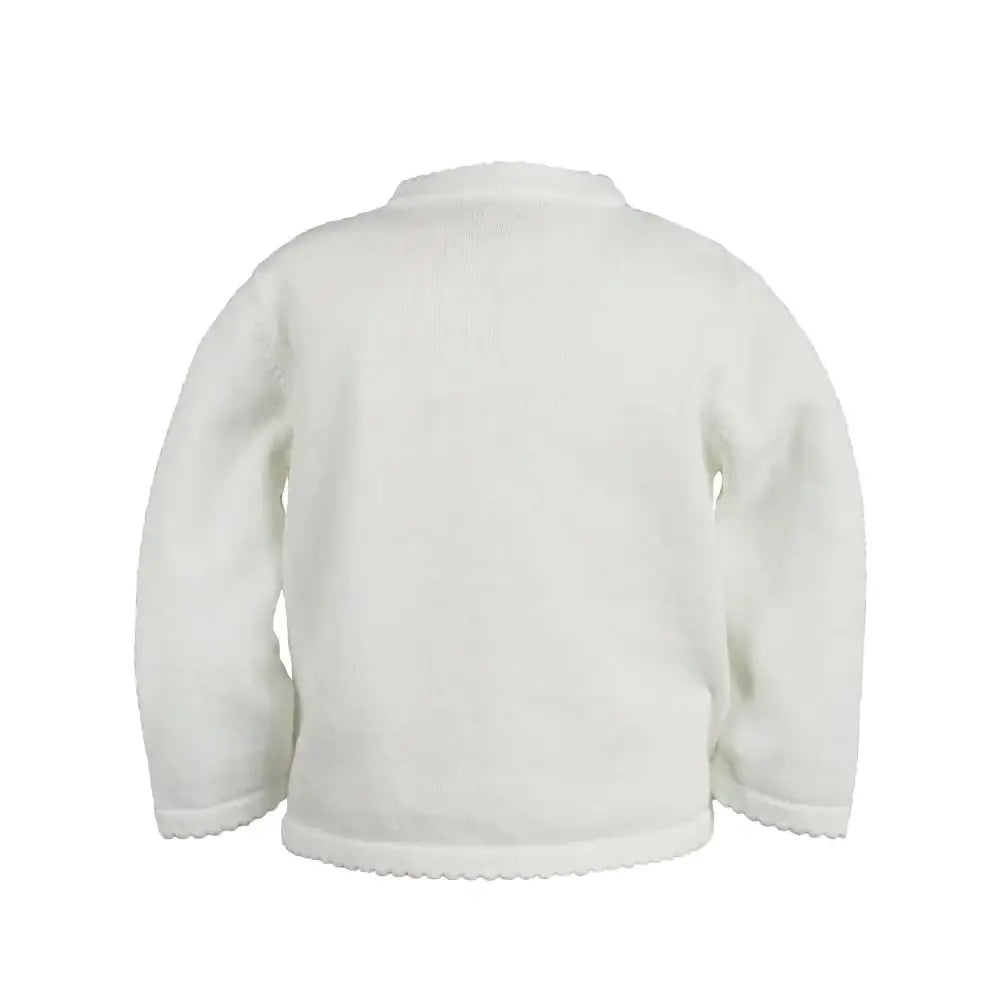 Scalloped Edge Cardigan Sweater - 2 Colors