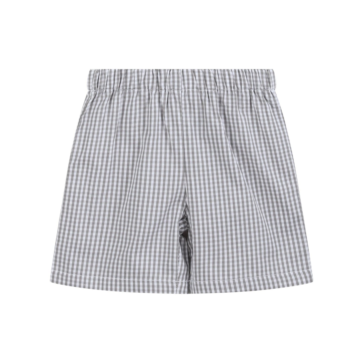 Light Gray Mallard Smocked Shirt and Shorts