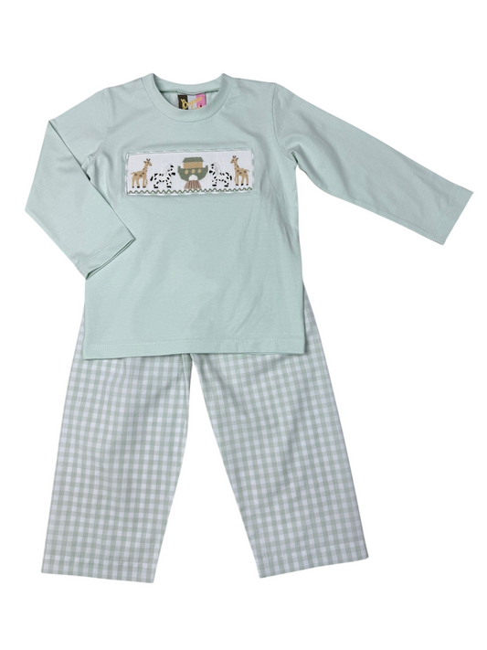 Banana Split Noah Ark boy pants set