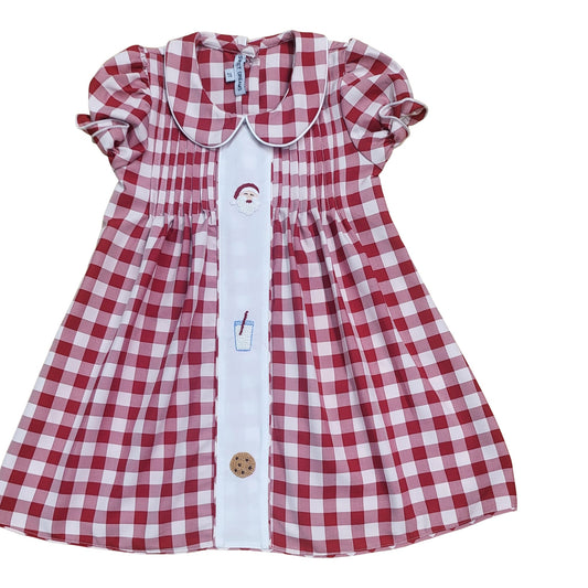 Sweet Dreams Santa, Milk & Cookie dress